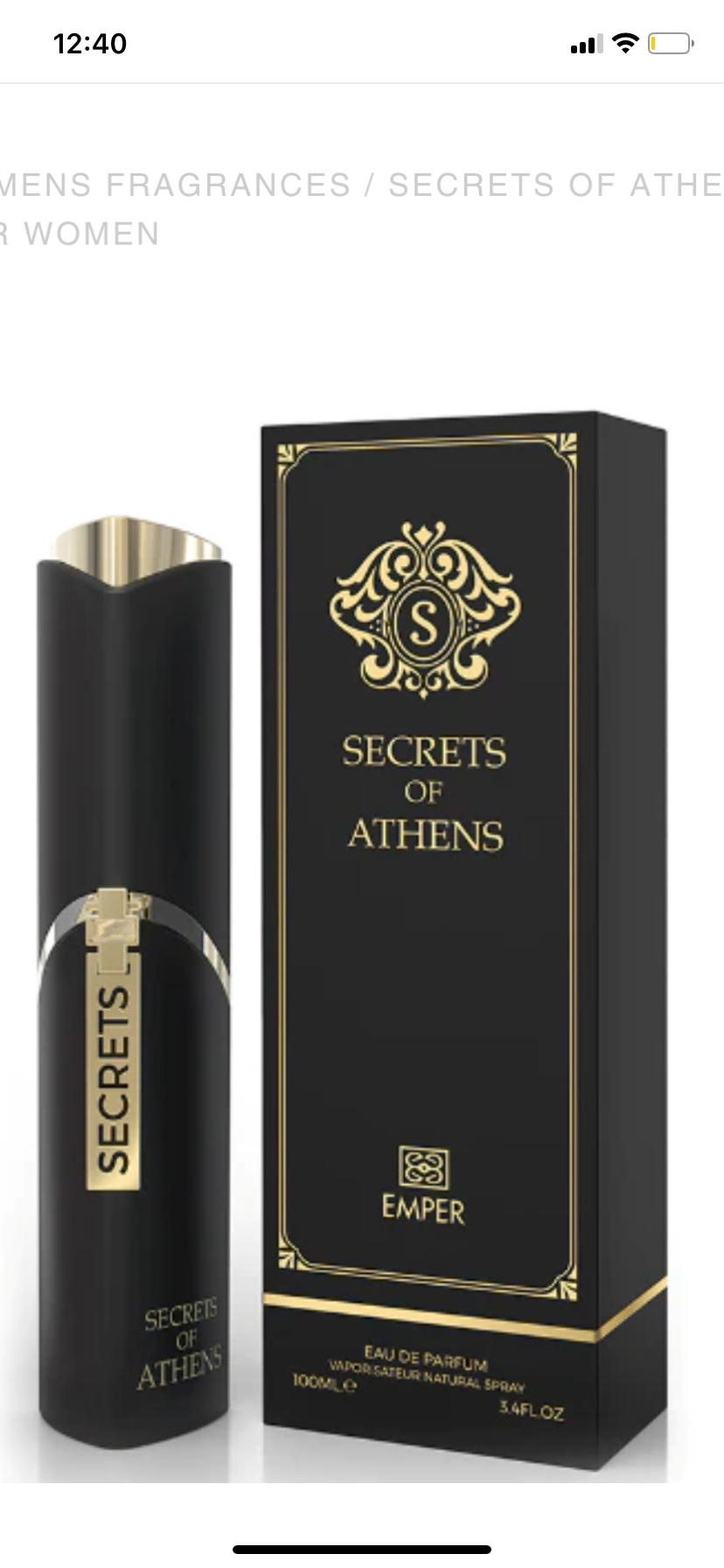 Secret Of Athens Perfume